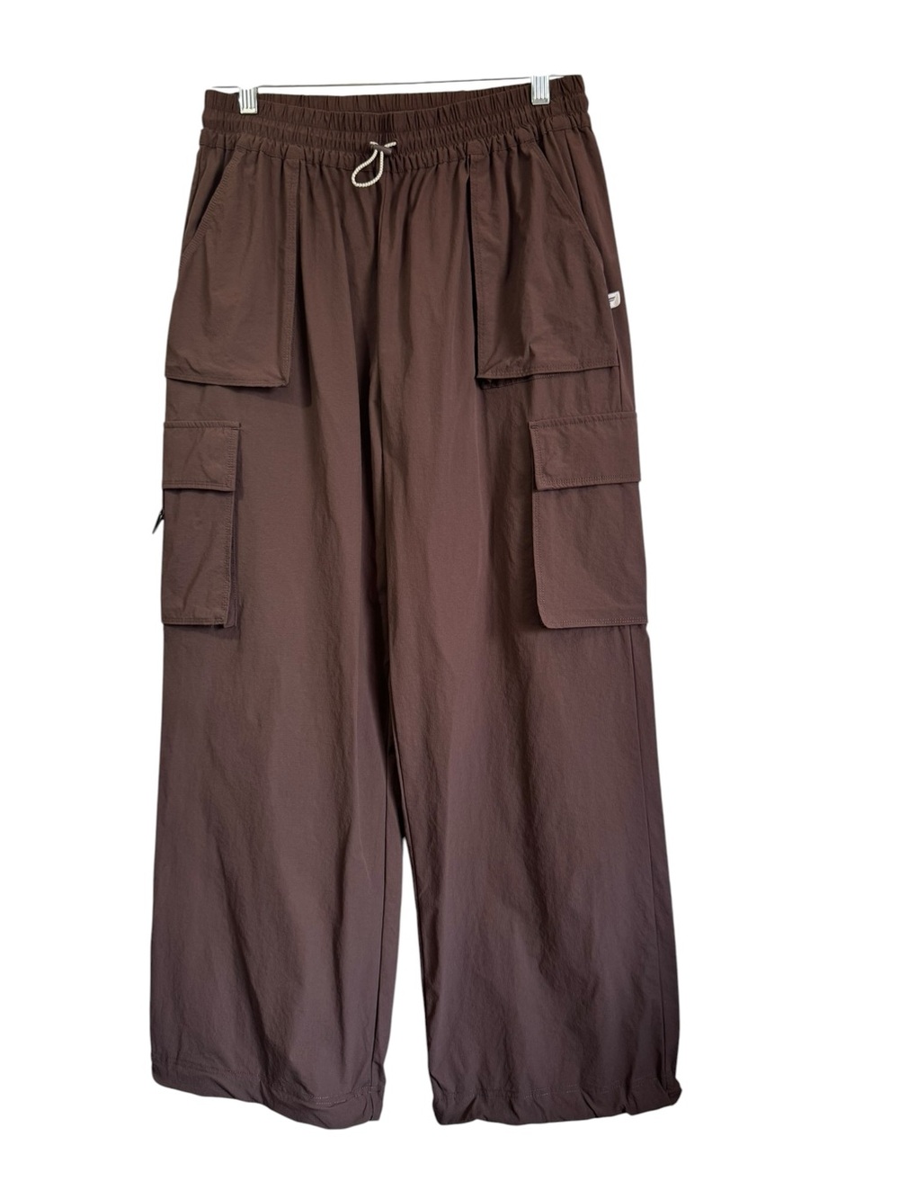 Fabletics The Heights Cargo Pants Women's Size Large Brown Performance Stretch